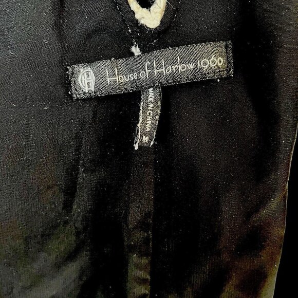 House of Harlow 1960 June Revolve Black Embroidery Keyhole Back Mini Dre… - Picture 11 of 16